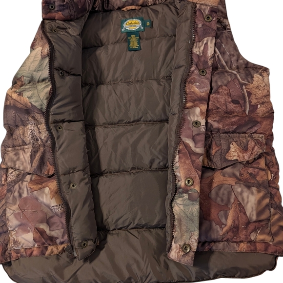 Cabela's For Kids Camo Goose Down Quilted Puffer Vest Size Medium - Picture 4 of 9
